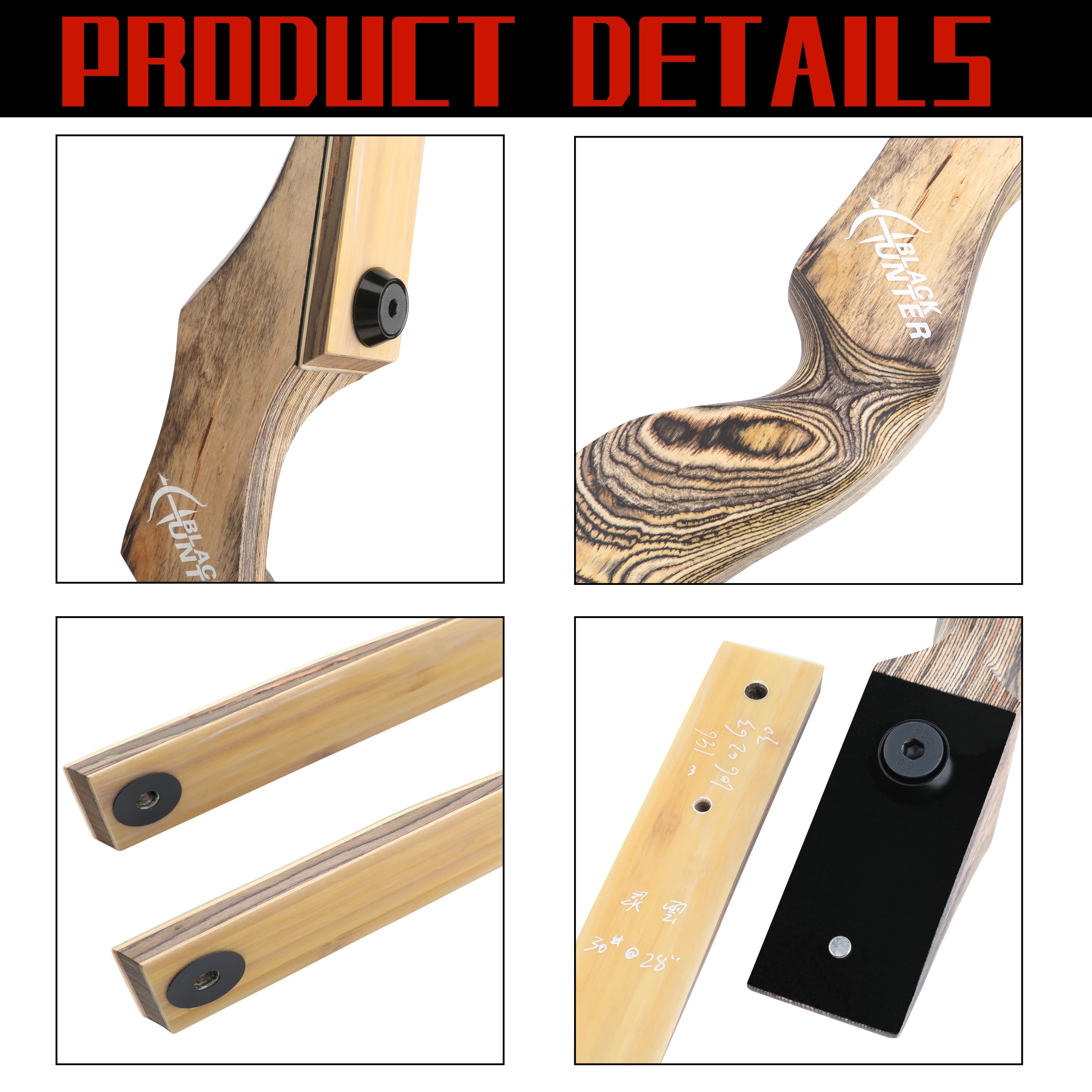 20-50bs Recurve Bow Kit Takedown Hunting Bow