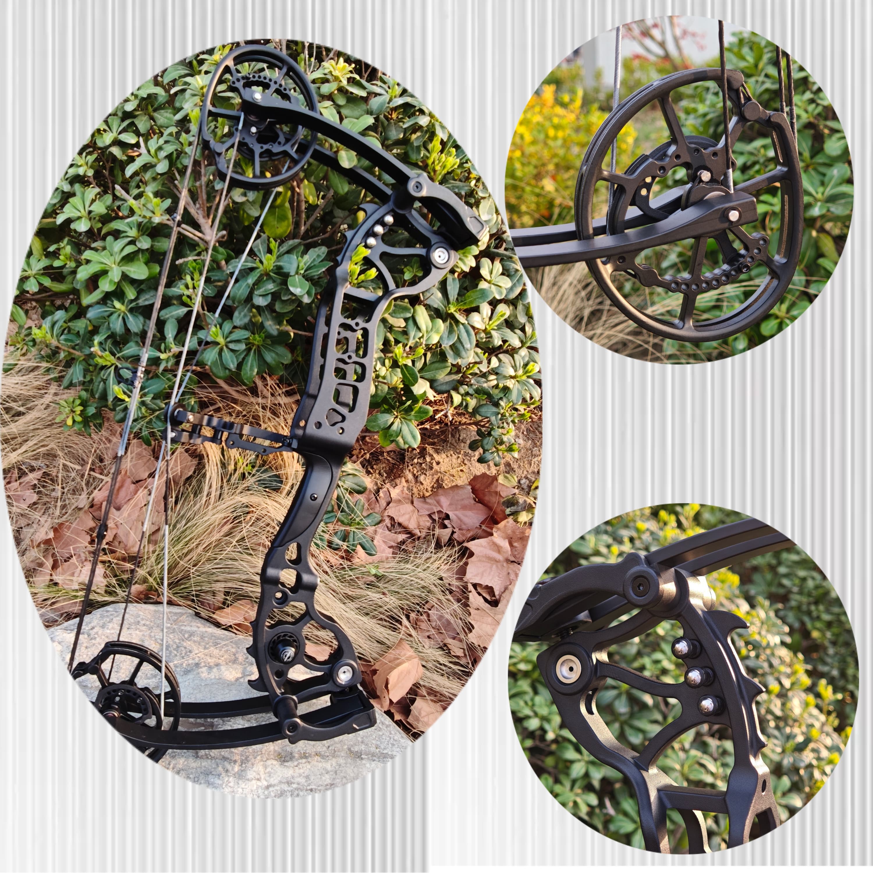 20-70lbs Compound Bow set Shooting Steel Ball Target Archery