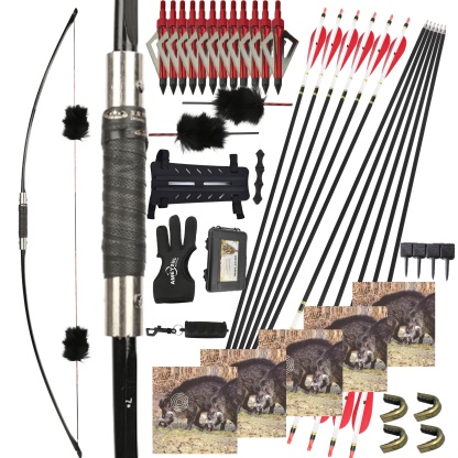 67'' Takedown English Longbow Arrows 25-120Ibs Traditional Bow