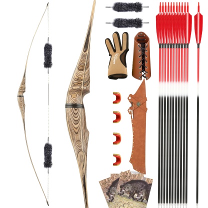 AME ARCHERY 60/62/64inch Takedown Longbow 20-50lbs RH/LH