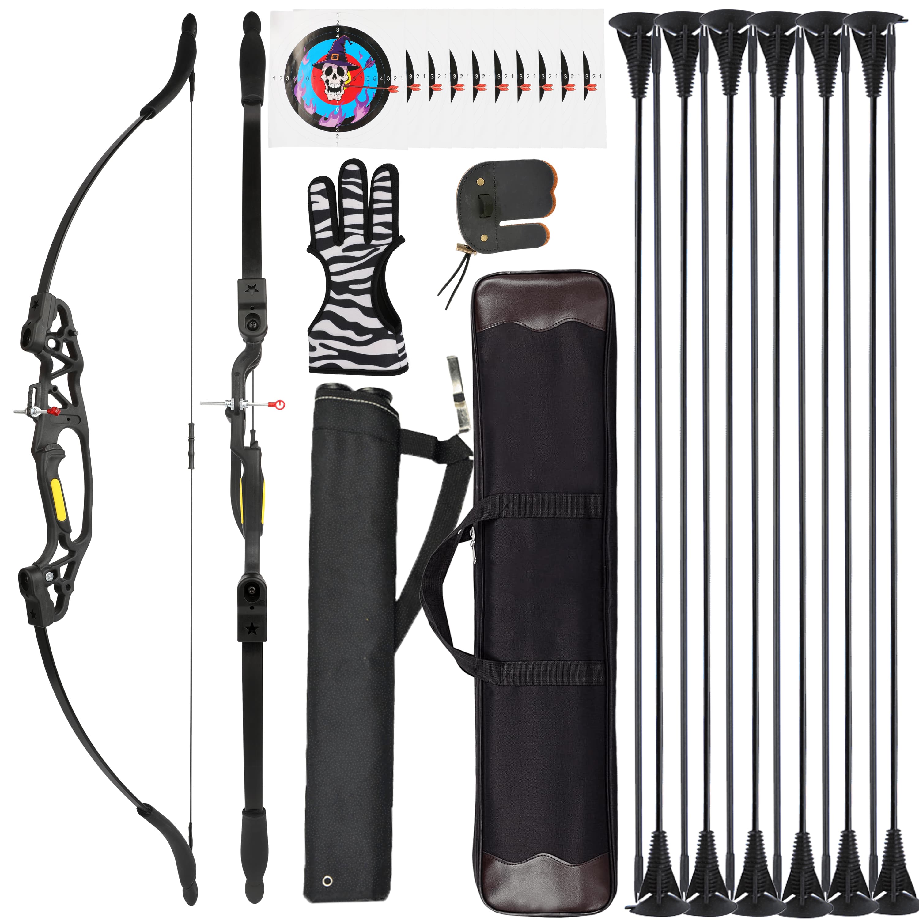 Kids Light weight Compound Bow set Outdoor Archery Gear