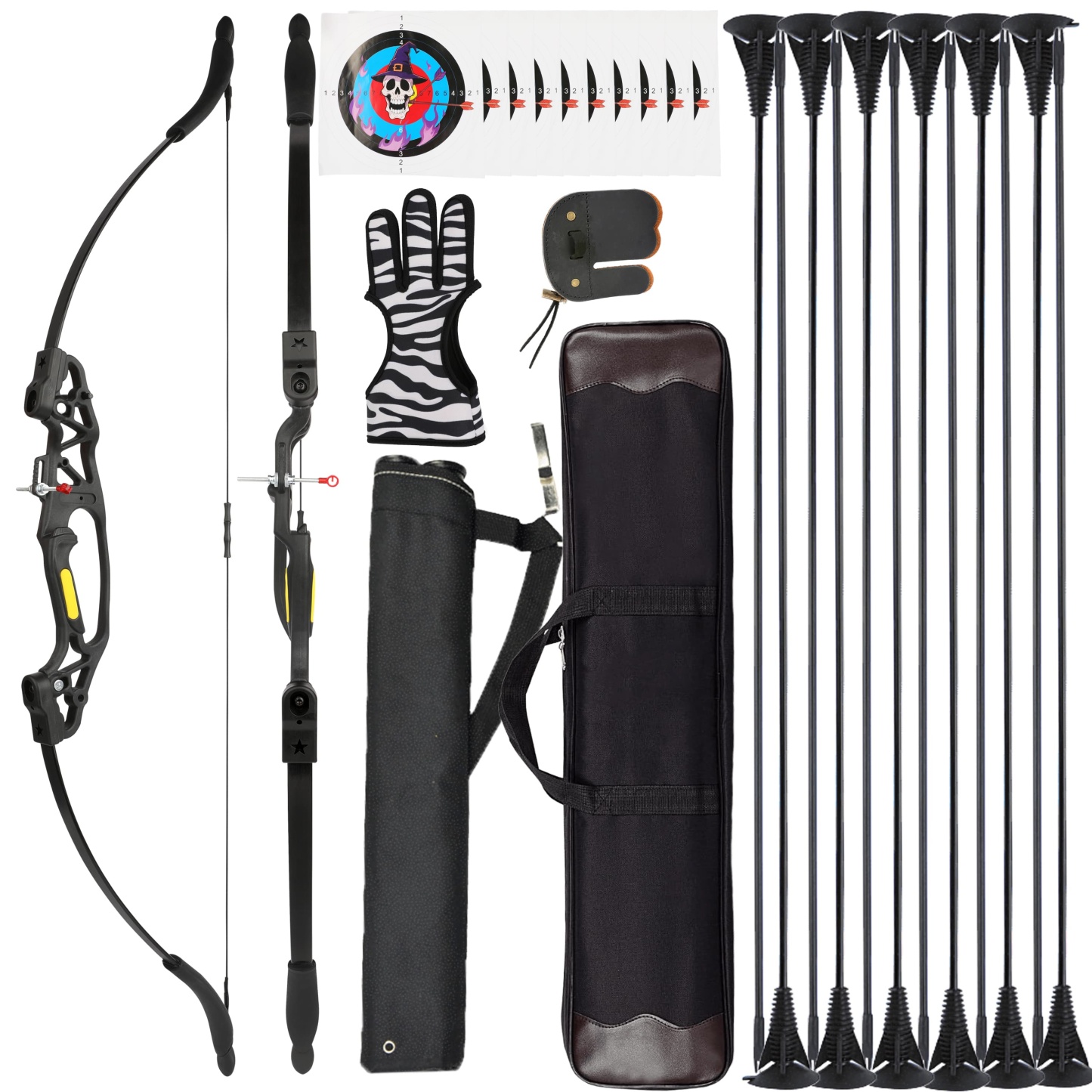 Kids Light weight Compound Bow set Outdoor Archery Gear