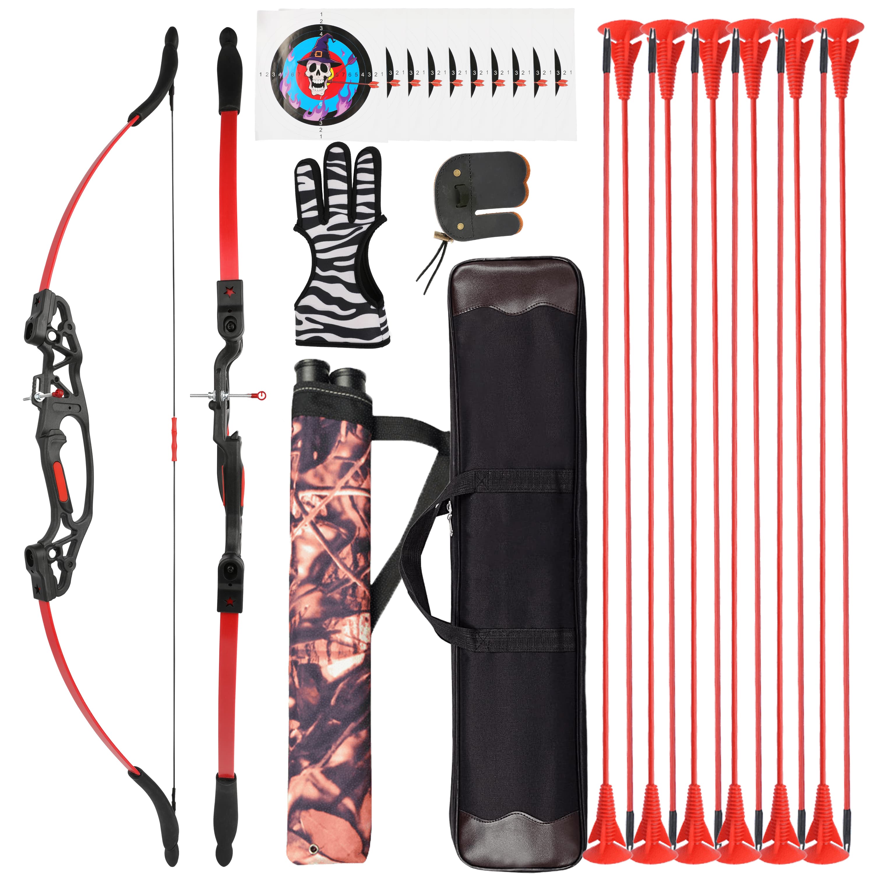 Kids Light weight Compound Bow set Outdoor Archery Gear