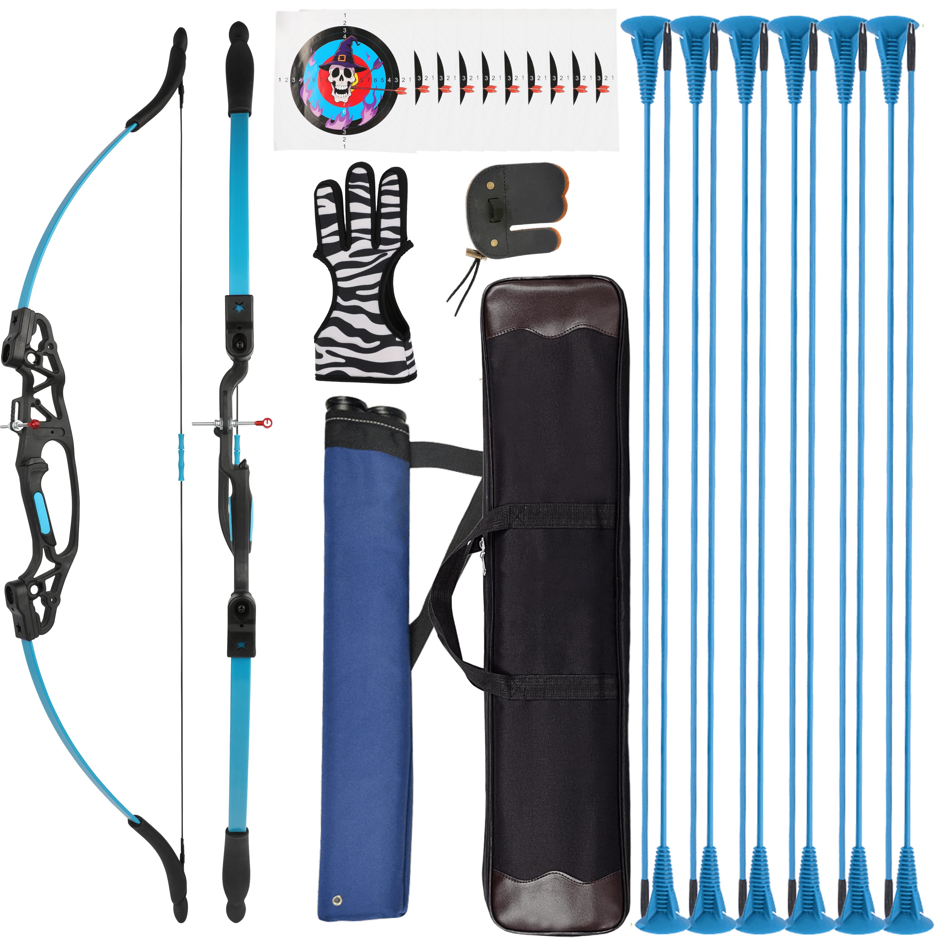 Kids Light weight Compound Bow set Outdoor Archery Gear