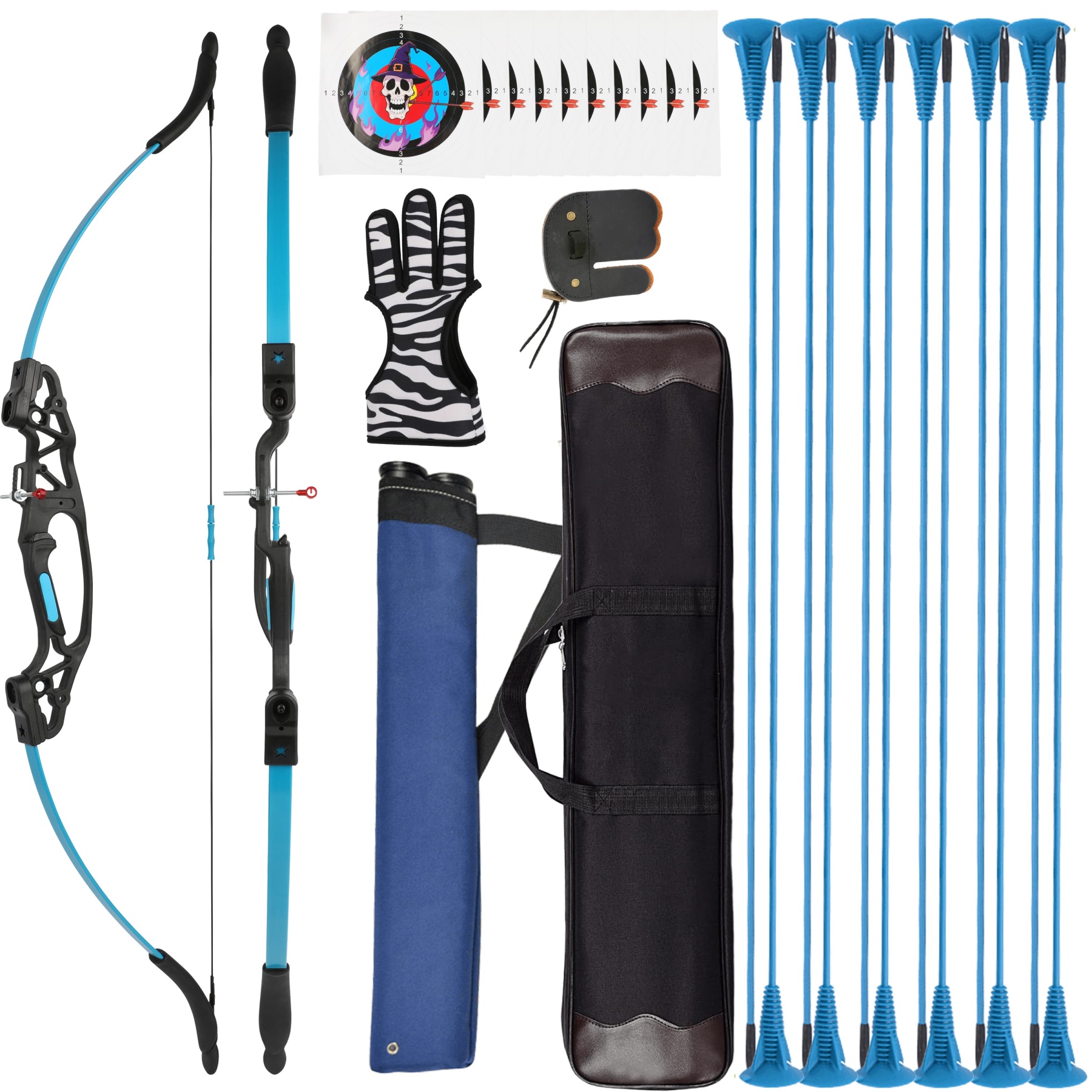 Kids Light weight Compound Bow set Outdoor Archery Gear