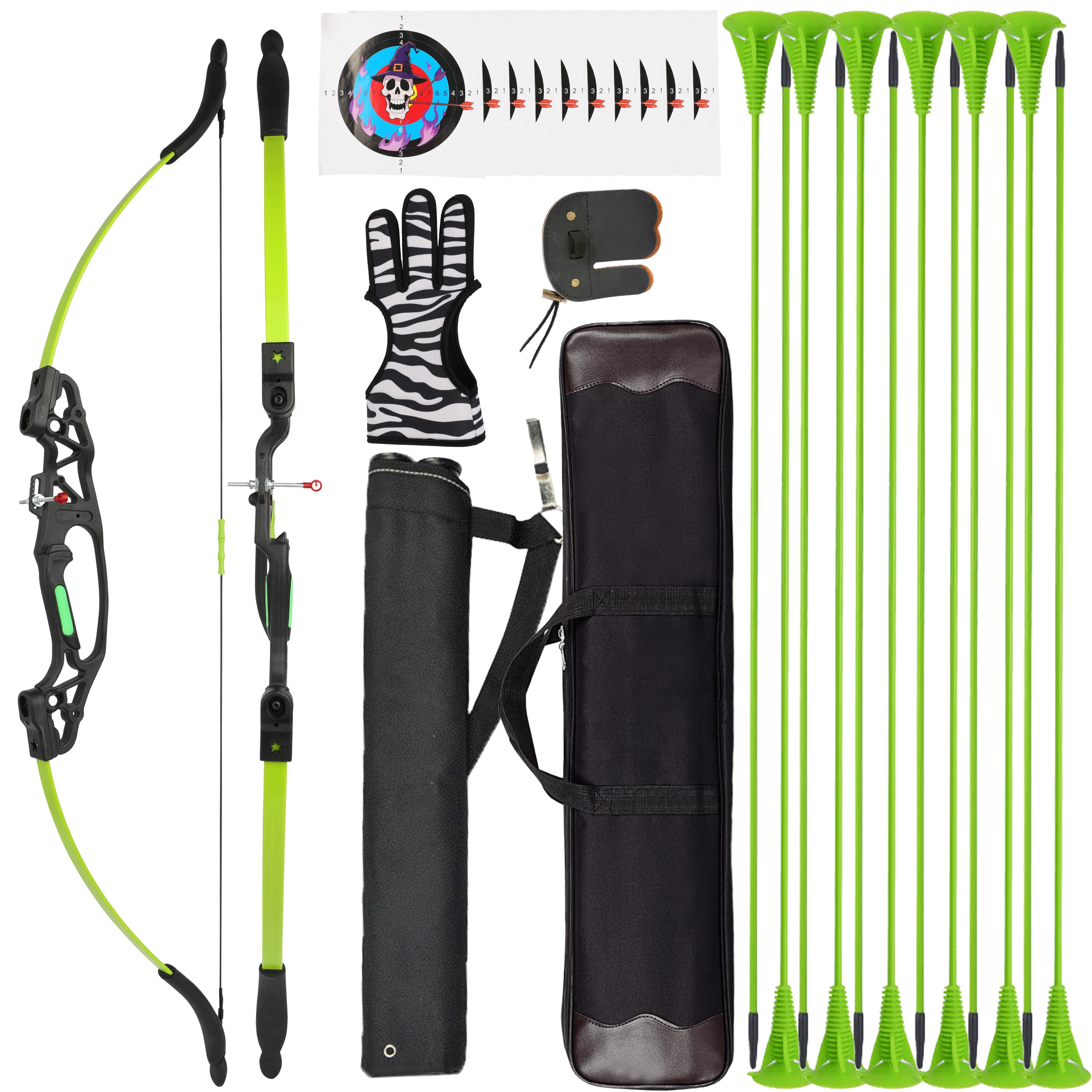 Kids Light weight Compound Bow set Outdoor Archery Gear