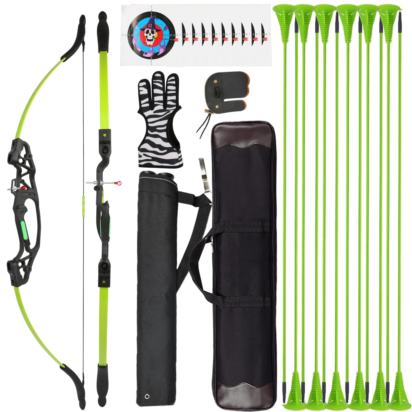 Kids Light weight Compound Bow set Outdoor Archery Gear