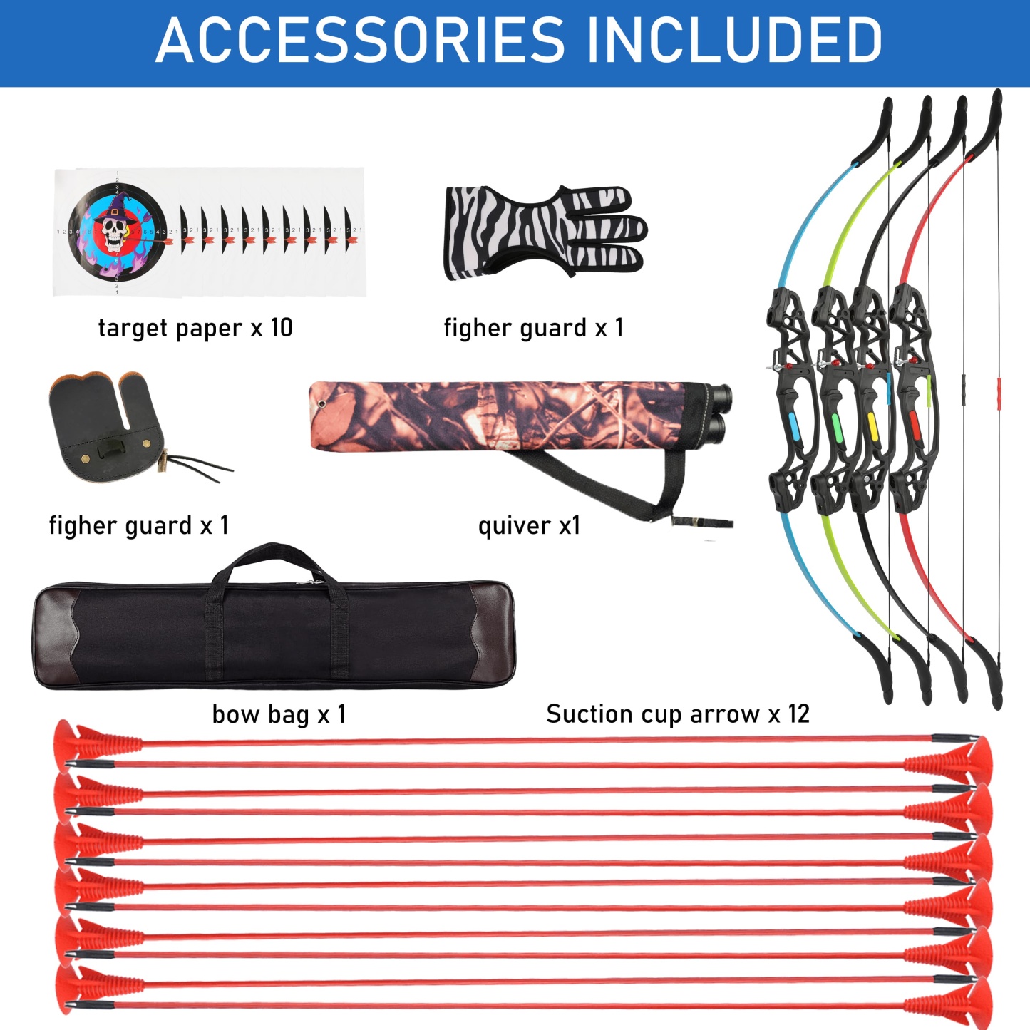 Kids Light weight Compound Bow set Outdoor Archery Gear