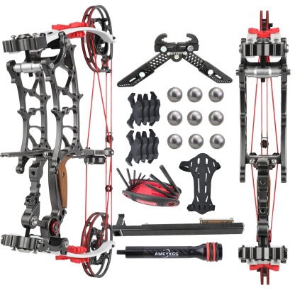 Dual-Purpose Compound Bow for Arrows & Steel Balls 30-75lb CNC