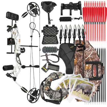 KAIMEI HAN  Hunting Compound Bow Arrows Set 30-70lbs Adjustable 