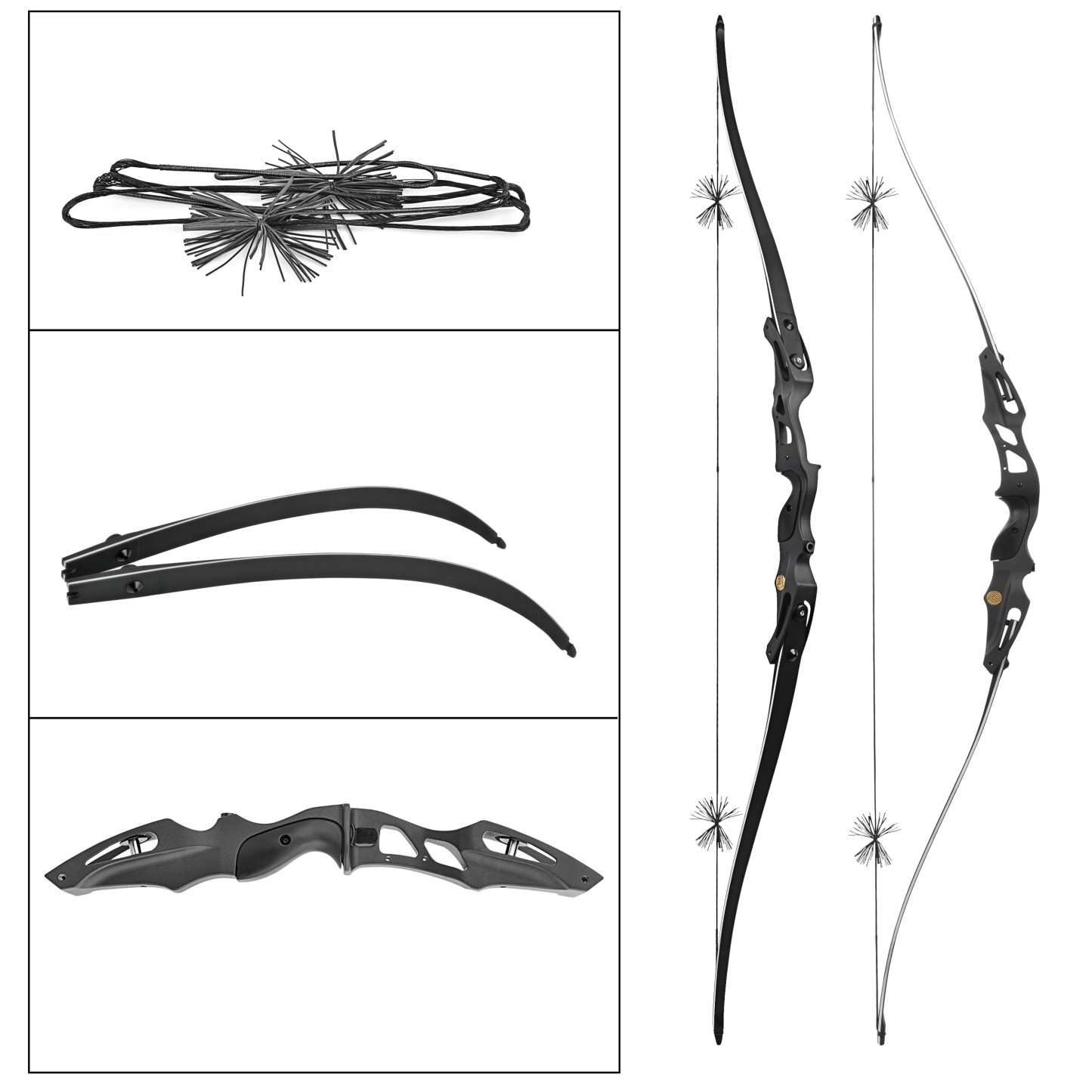 Hunting & Training Recurve Set - 62" 20-50lbs