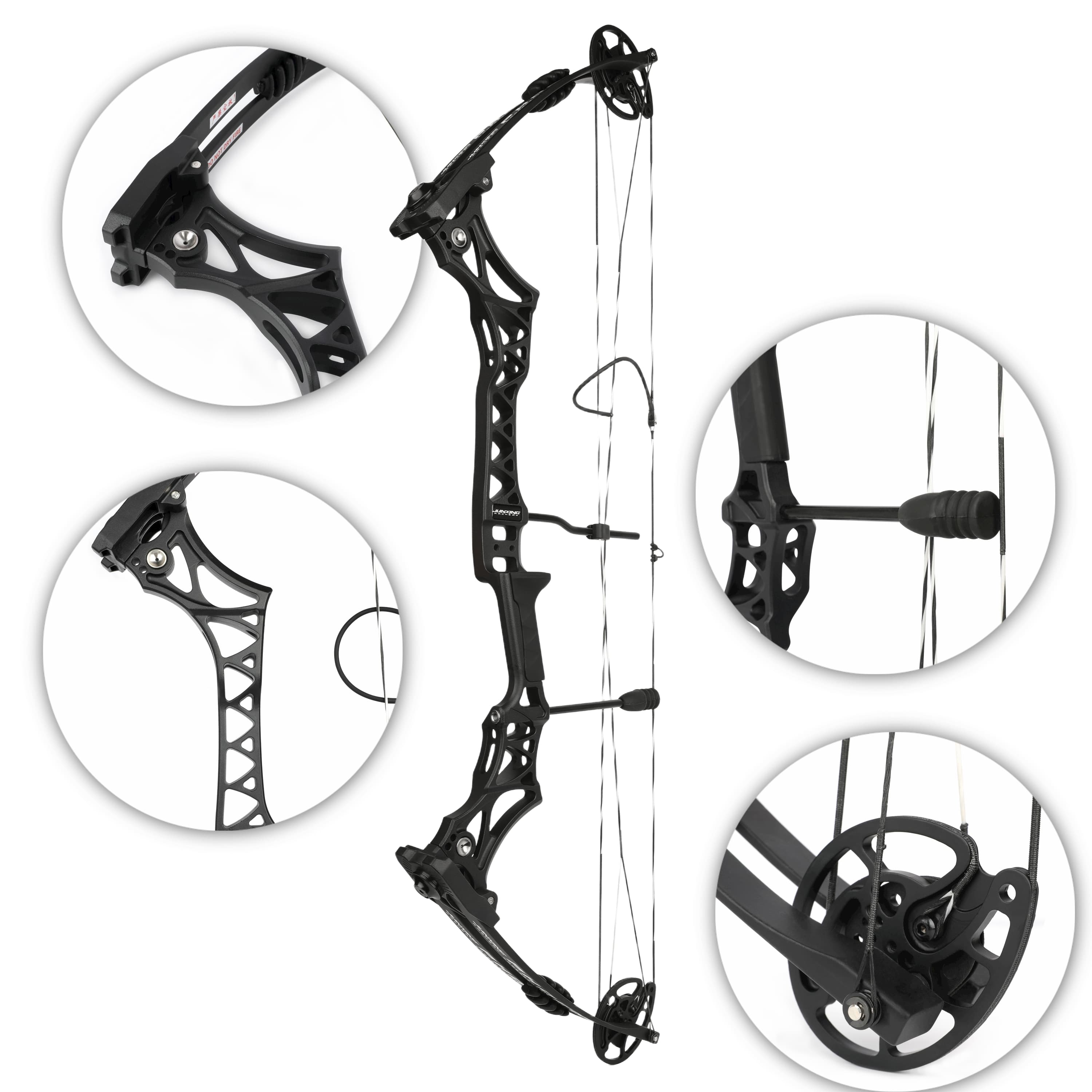 Compound Bow with Release Aid Dampener Bag Arm Guard Multi-color