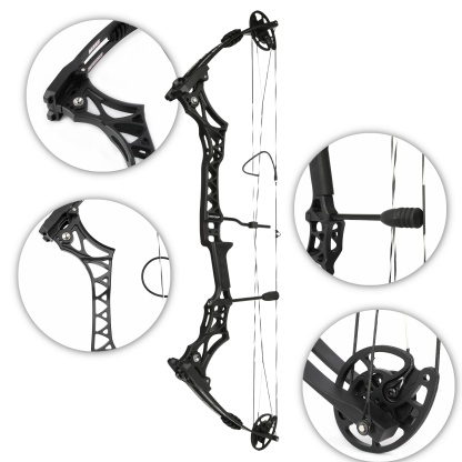 Compound Bow with Release Aid Dampener Bag Arm Guard Multi-color