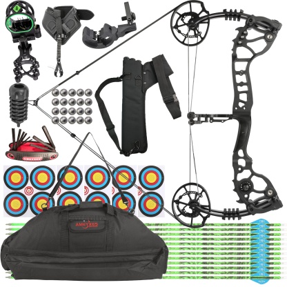 20-70lbs Compound Bow set Shooting Steel Ball Target Archery