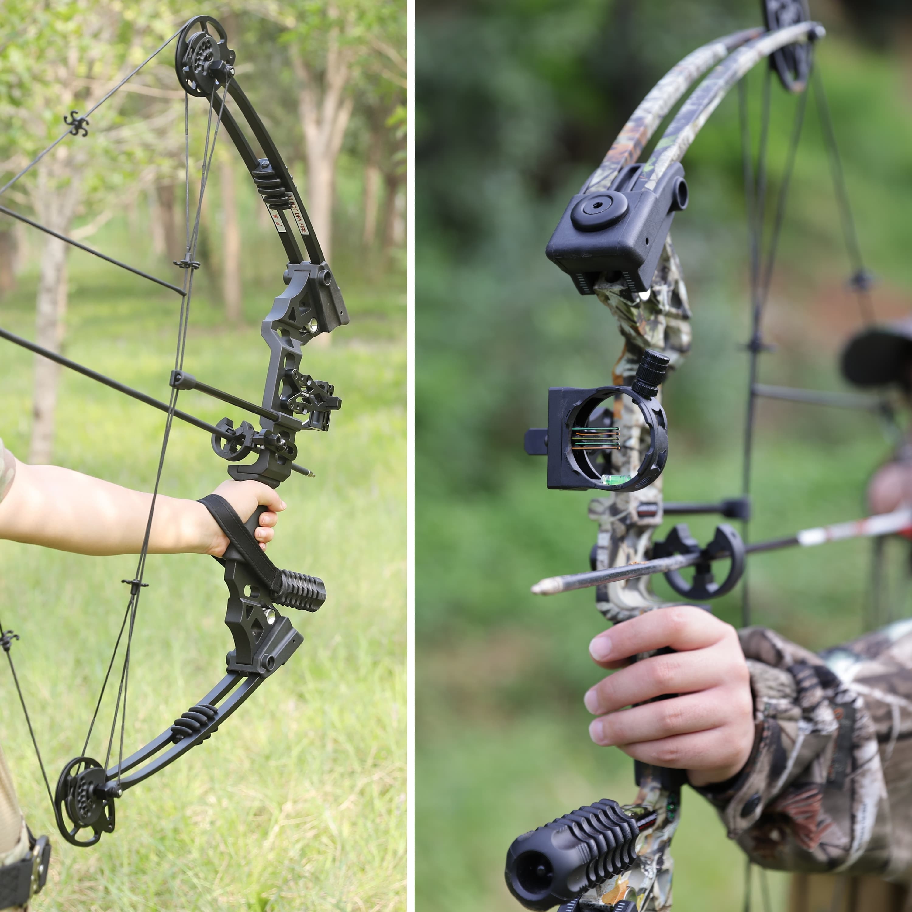 Target 20-70lbs Compound Bow Set Shooting Archery LH RH 