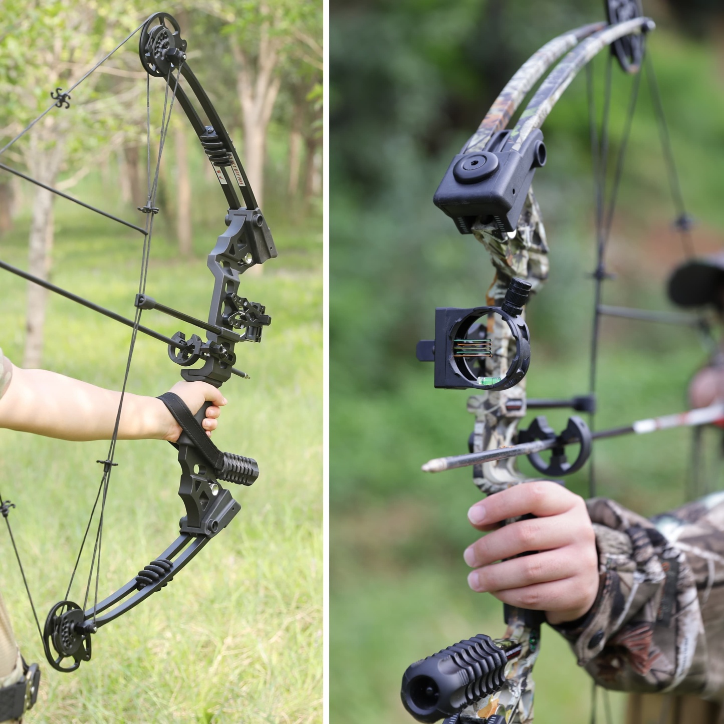 Target 20-70lbs Compound Bow Set Shooting Archery LH RH 