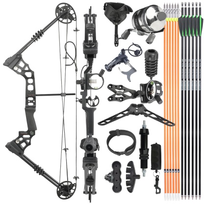 Junxing Dragon X8 Compound Bow & Arrow Set Fishing