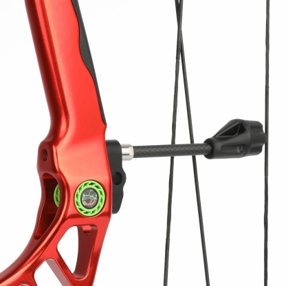 Compound Bow, CNC, 40-75 lbs, IBO 350 FPS, Red, 85% Let-off