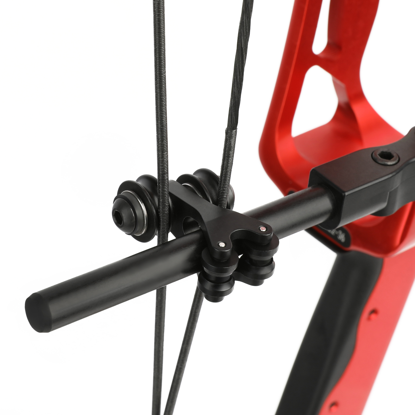 Compound Bow, CNC, 40-75 lbs, IBO 350 FPS, Red, 85% Let-off