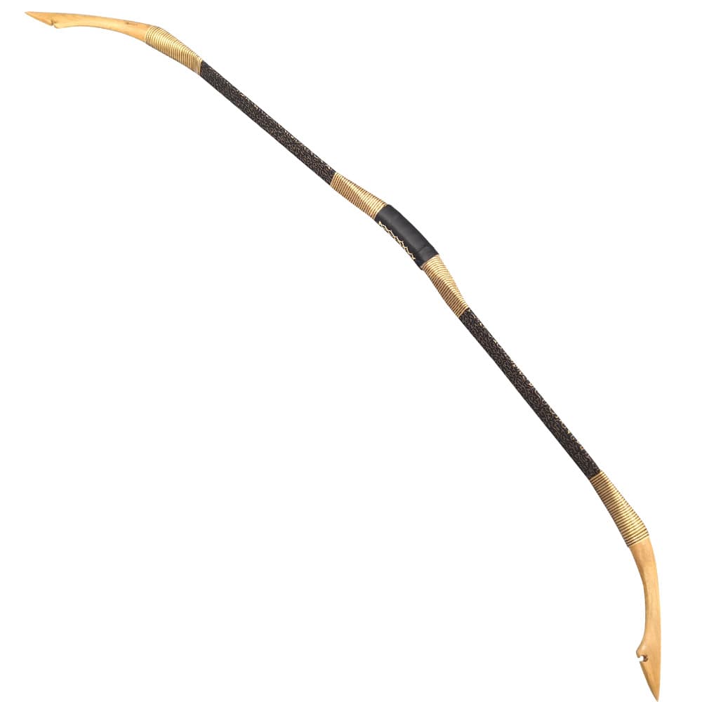 Traditional Mongolian Recurve Bow Kit 25–55lbs Wooden
