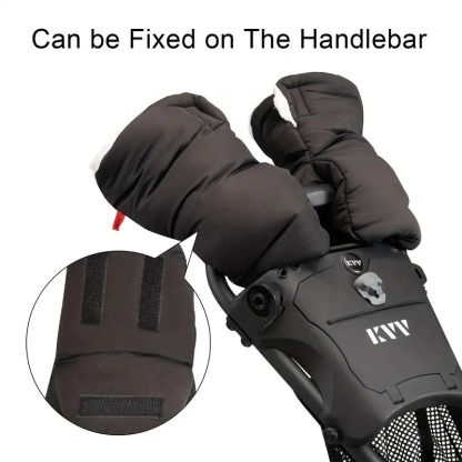 Winter Golf Cart Push Gloves Thick Warm Outdoor Windproof