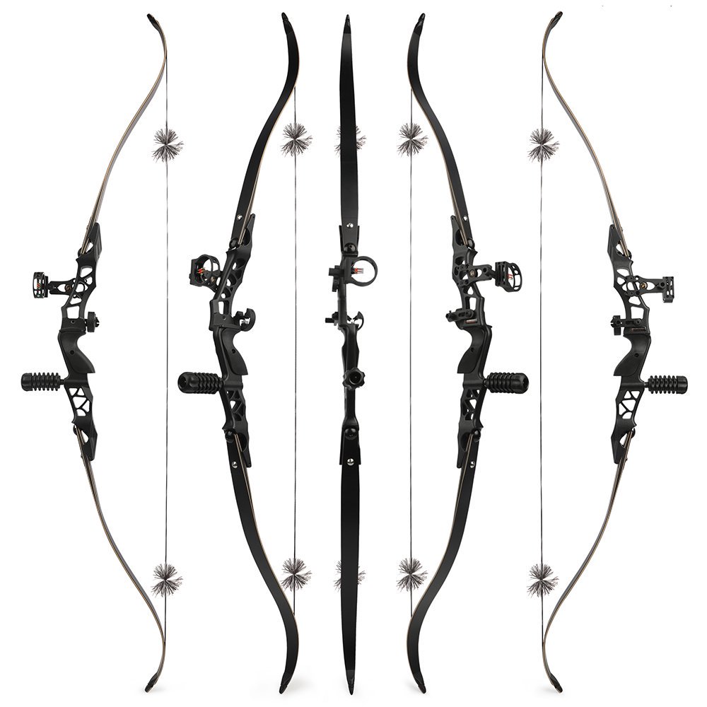 JUNXING Archery F166 Hunting Recurve Bow Arrows Set