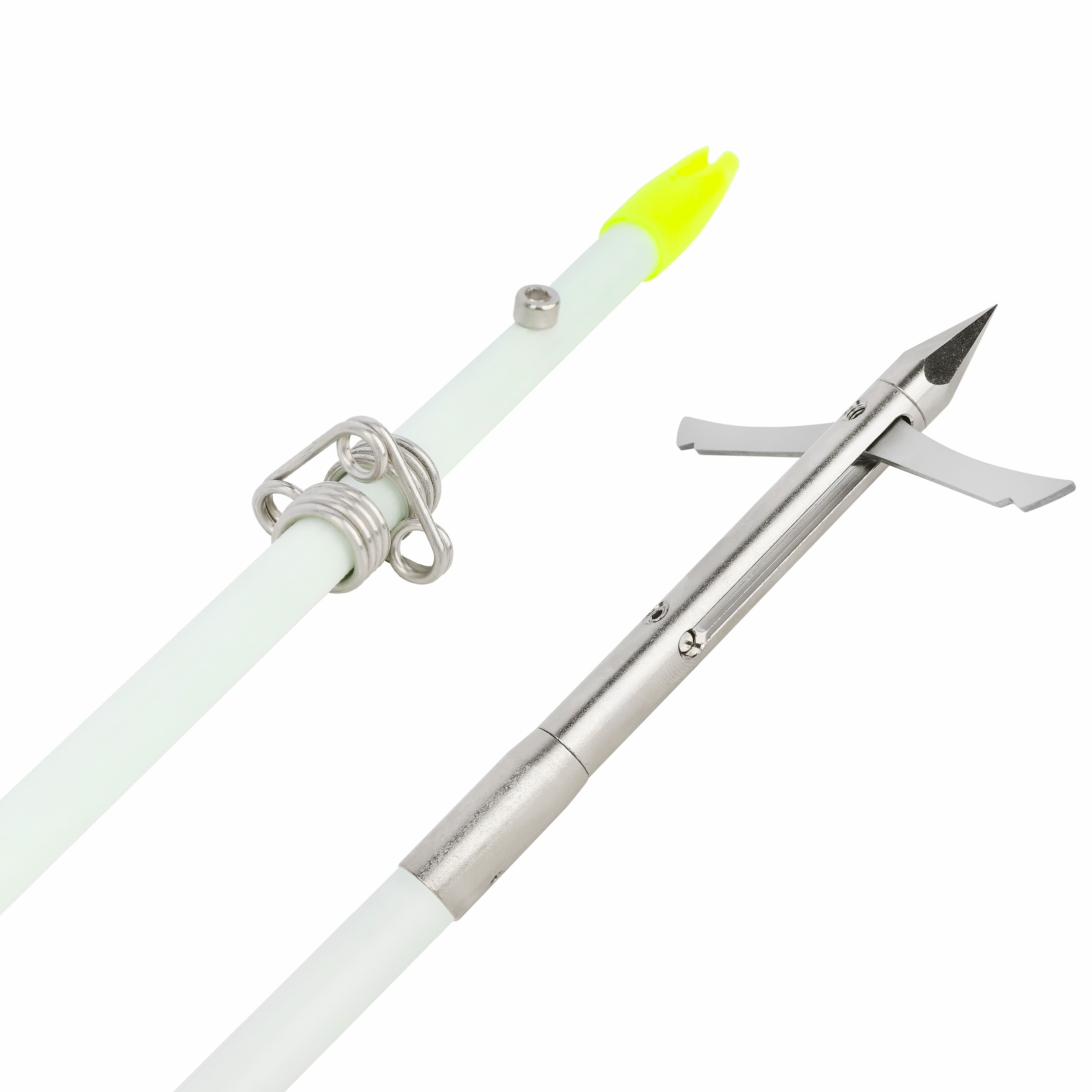 US Bowfishing Arrow with Short Head – Solid Fiberglass Shaft(12pcs)