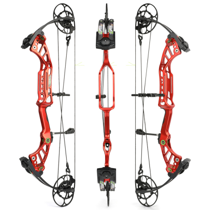 AME ARCHERY S Waist Compound Bow Set – 350FPS CNC Alloy High-Performance Model