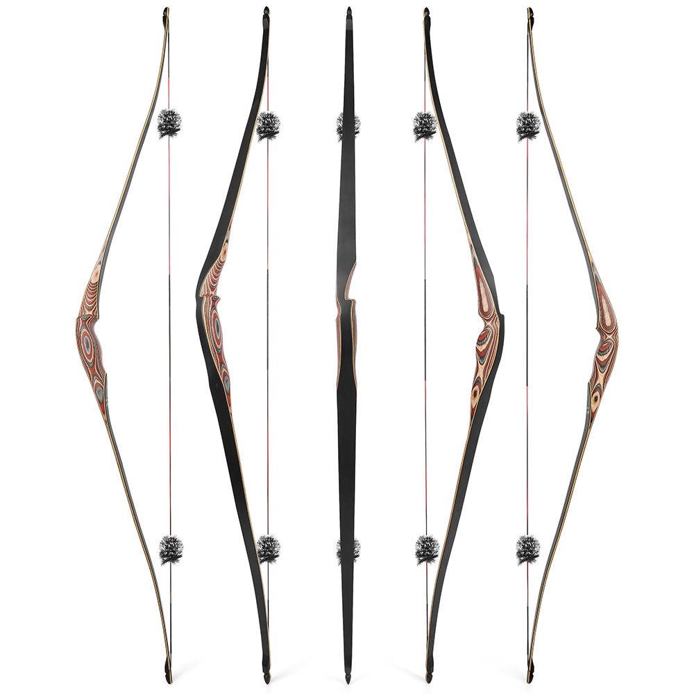 AME ARCHERY 58" One-Piece Recurve LongBow 20–50lbs