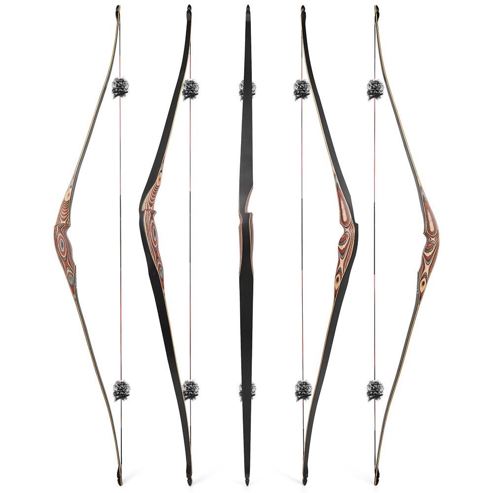 AME ARCHERY 58" One-Piece Recurve LongBow 20–50lbs