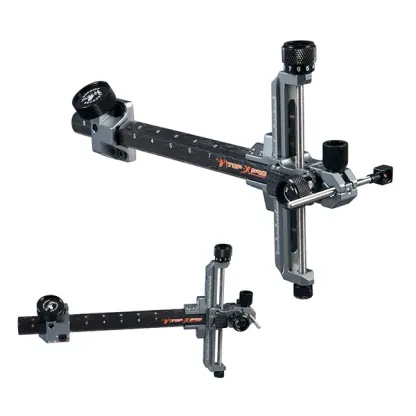 TOPOINT TP1003 Recurve Bow Sight – 9" Extension, Lightweight, Quick-Release, Multiple Colors