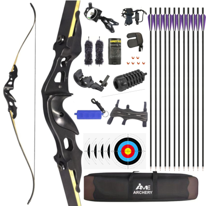 AME ARCHERY Lingyun Recurve Bow and Arrow 40LBS Set 