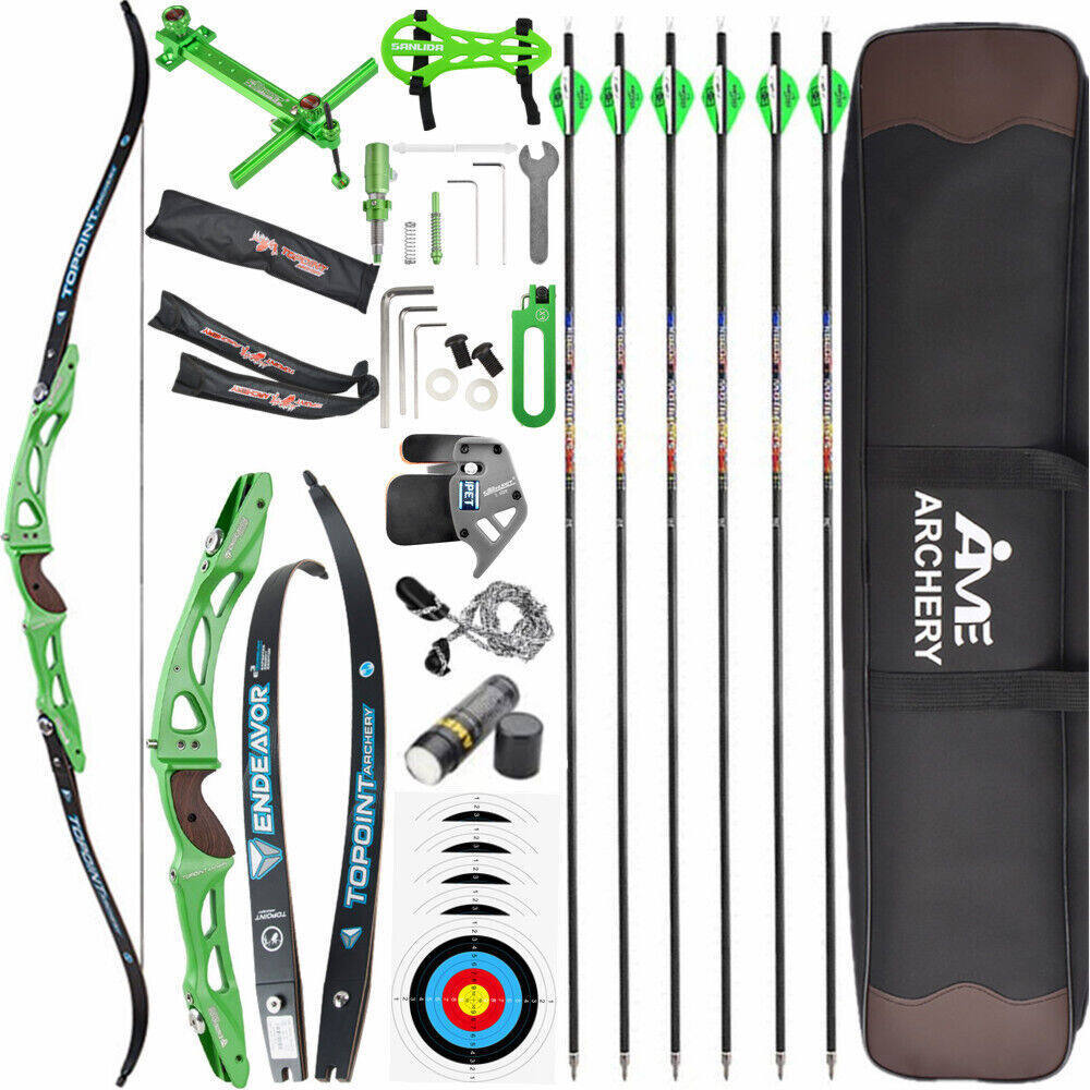 Topoint Archery Endeavor Recurve Bow and Arrows Set Multiple Colors