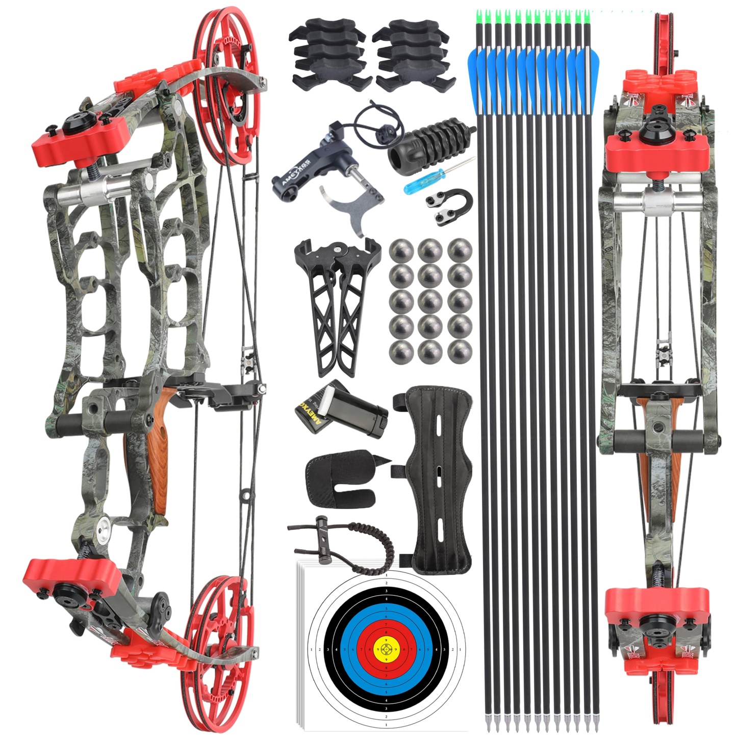AME ARCHERY Villain Dual‑Purpose Compound Bow Shooting 30-60lbs
