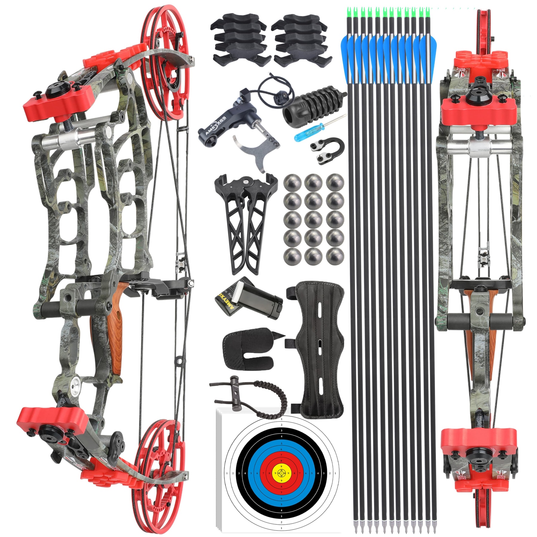 AME ARCHERY Villain Dual‑Purpose Compound Bow Shooting 30-60lbs