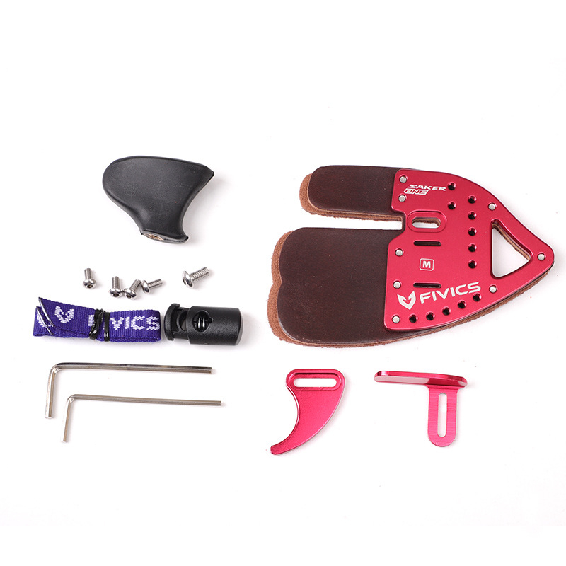 Fivics | Saker 1 Finger Tab for Outdoor Traning Olympic Archery 