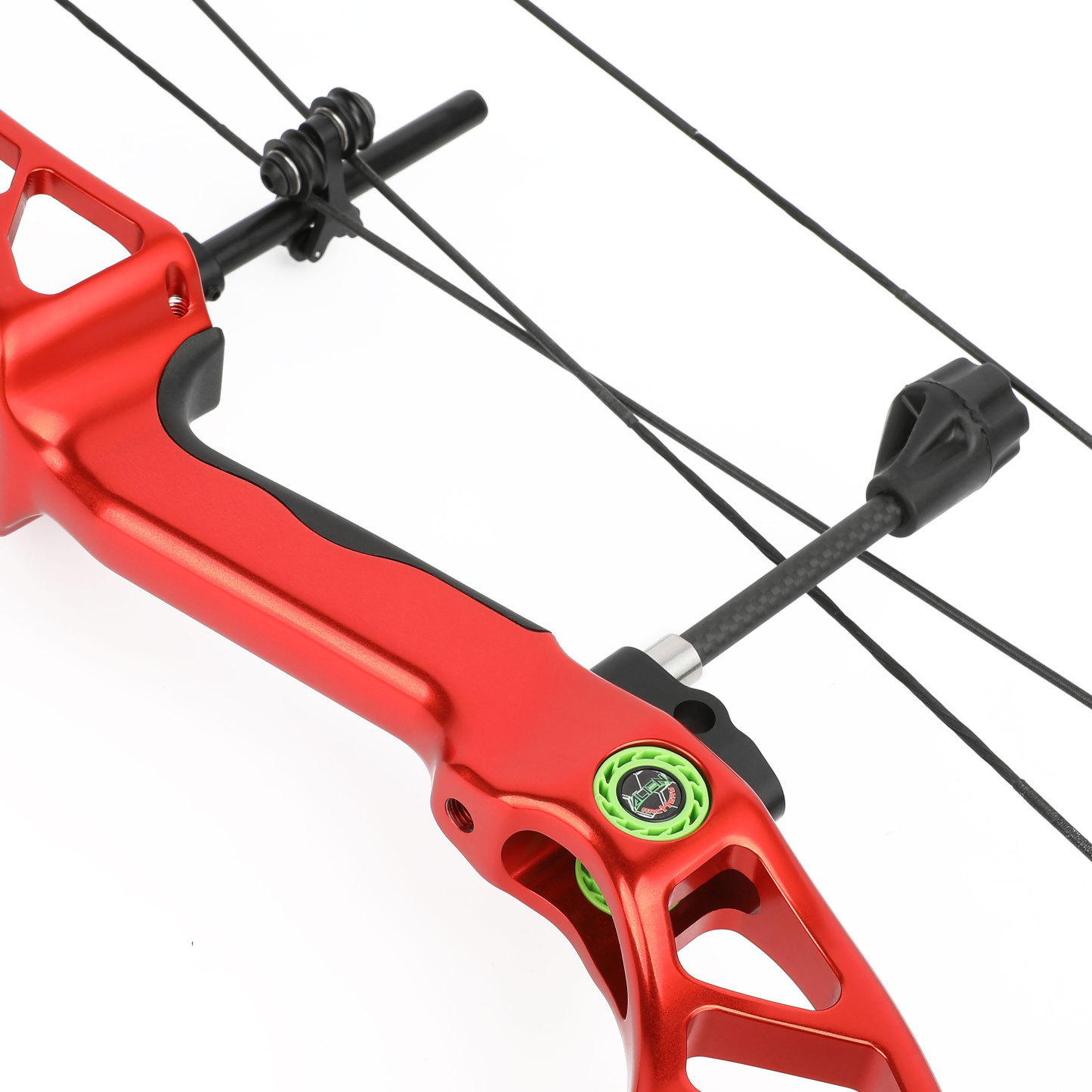 Compound Bow, CNC, 40-75 lbs, IBO 350 FPS, Red, 85% Let-off
