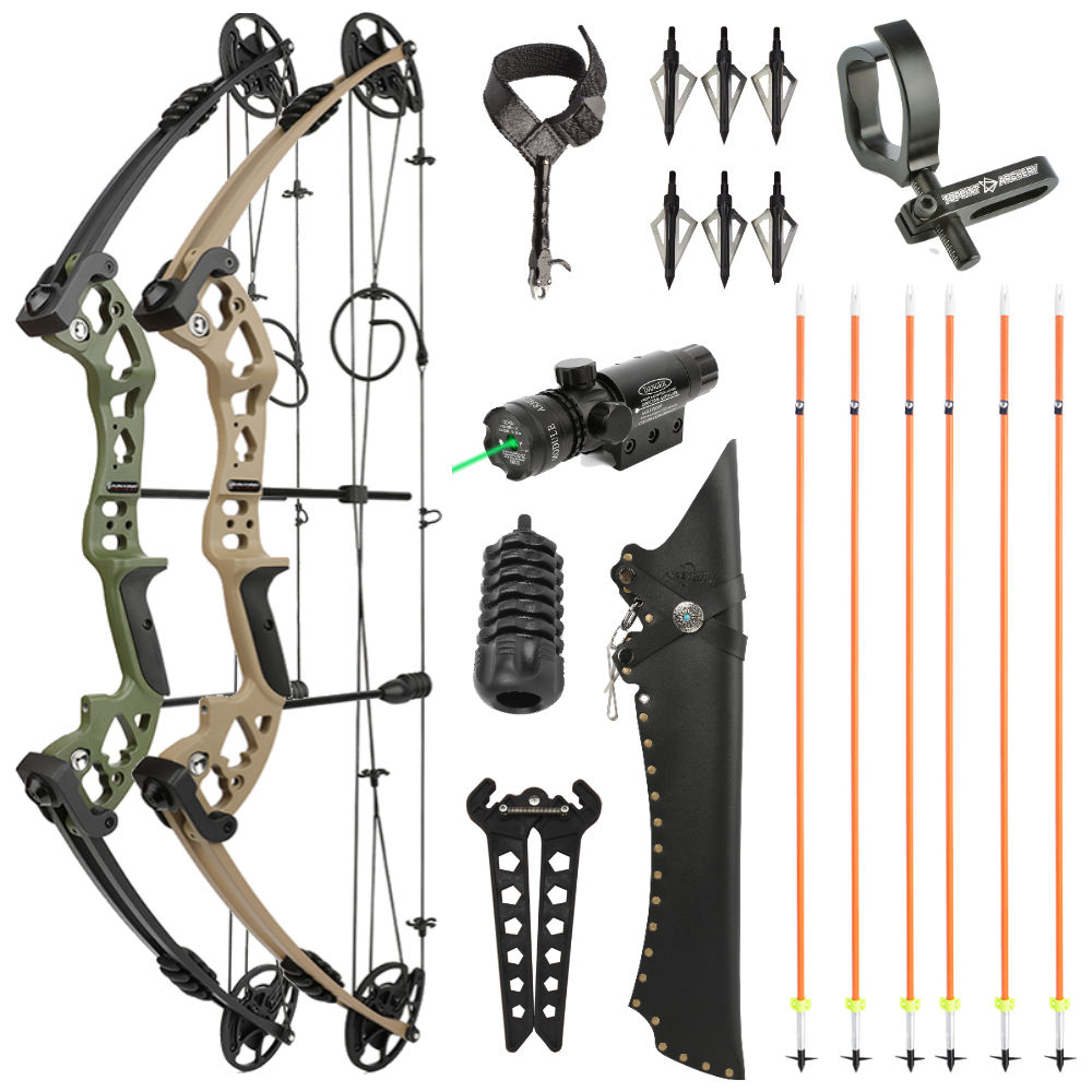 Junxing Pro Compound Bow Fishing Set – 310FPS High-Speed Archery Kit