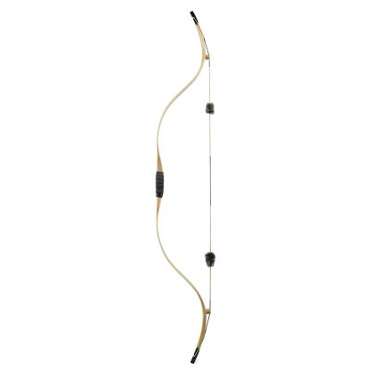 Moyun Traditional Laminated Recurve Bow – Bamboo Core & Clear Fiberglass, 20–45lbs