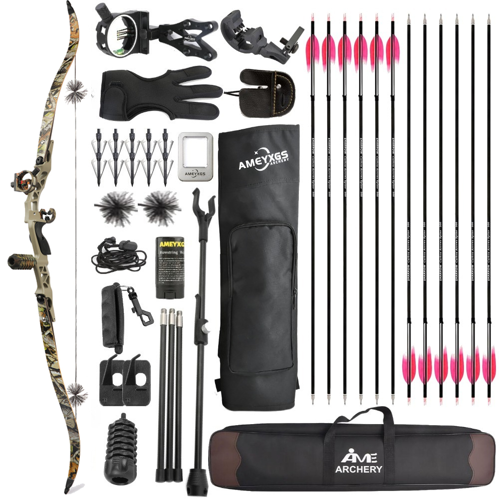 JUNXING Archery F166 Hunting Recurve Bow Set