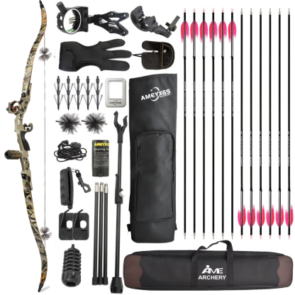 JUNXING Archery F166 Hunting Recurve Bow Set