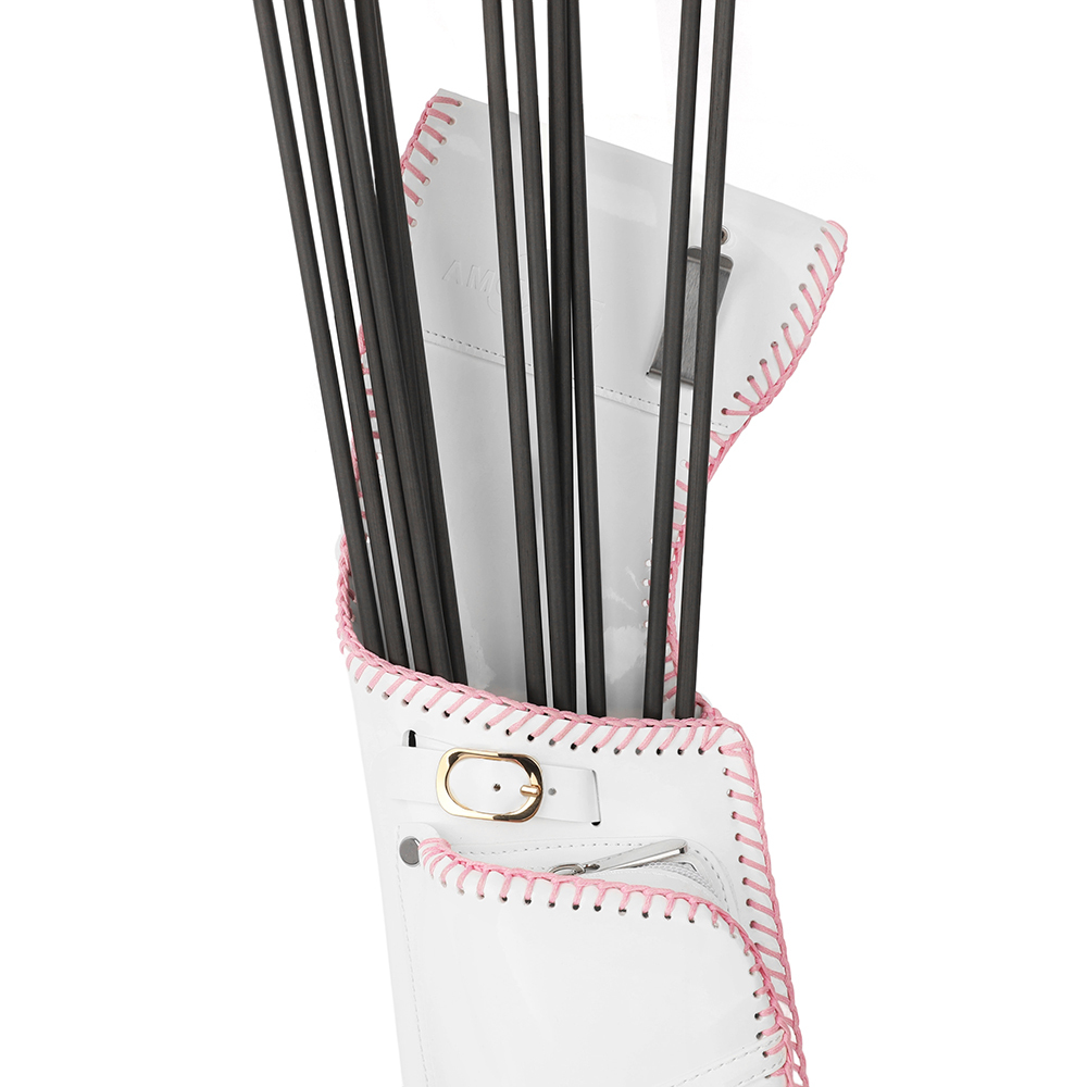 AME ARCHERY Reversed Weave Leather Field Quiver