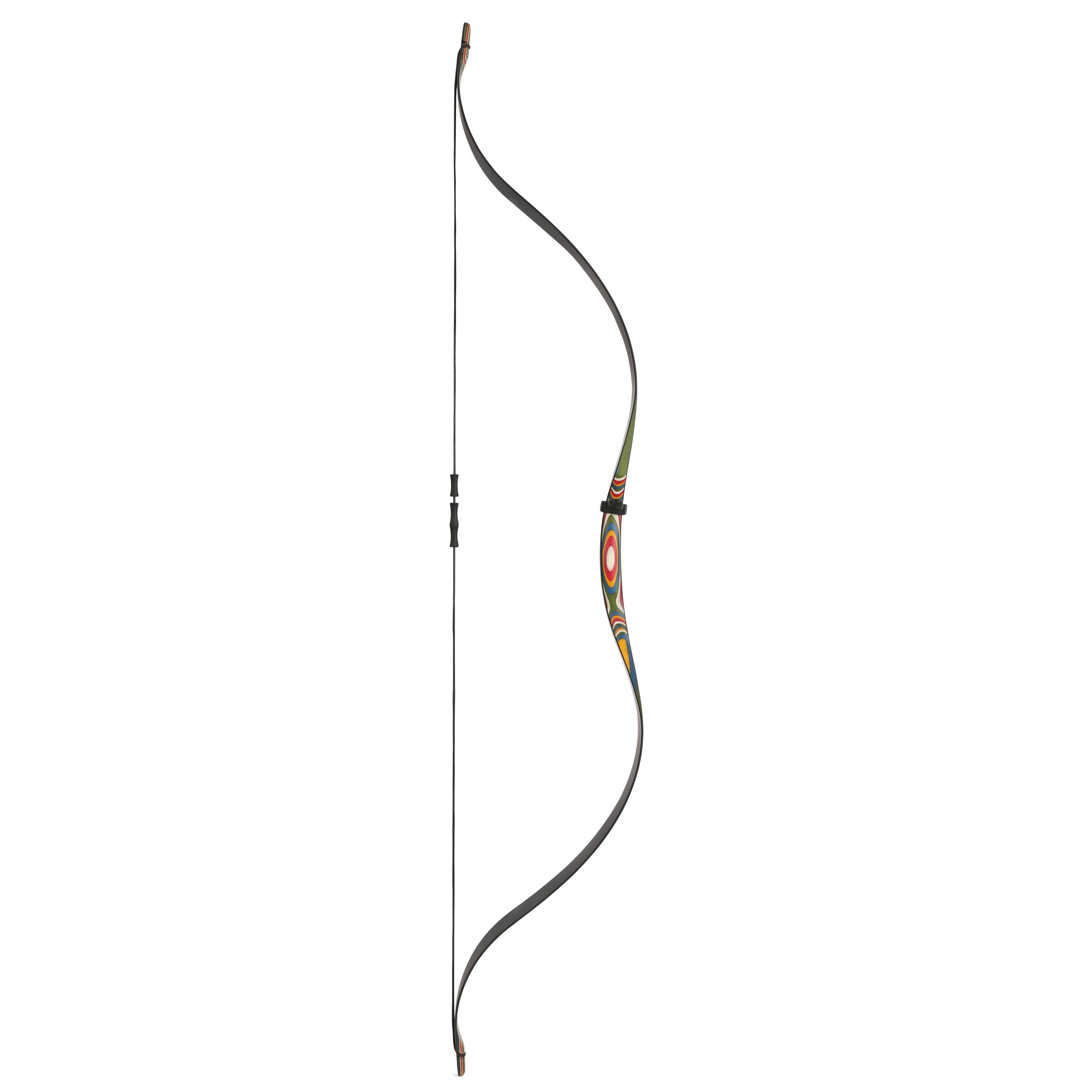 Youth Traditional Recurve Bow - 37" Lightweight Colorful Archery Bow 