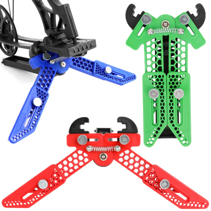 Compound Bow Stand Holder Kick Rack Legs Bracket Adjustment