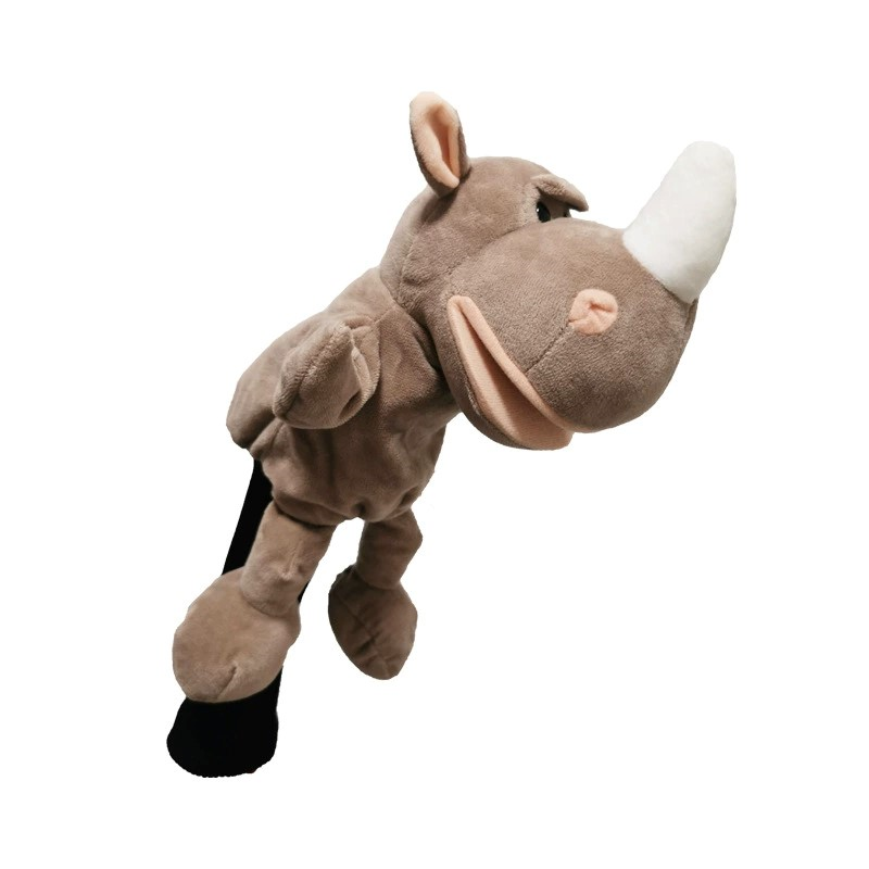 Animal Golf Club Head Cover, Plush, Rhinoceros/Koala/Chimpanzee/Schnauzer/Lion
