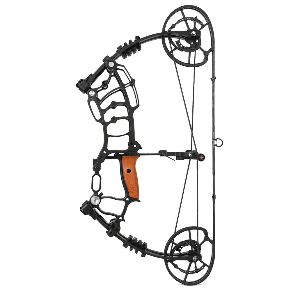 AME ARCHERY Dual-Use Compound Bow — Black (Steel-Ball Kit)