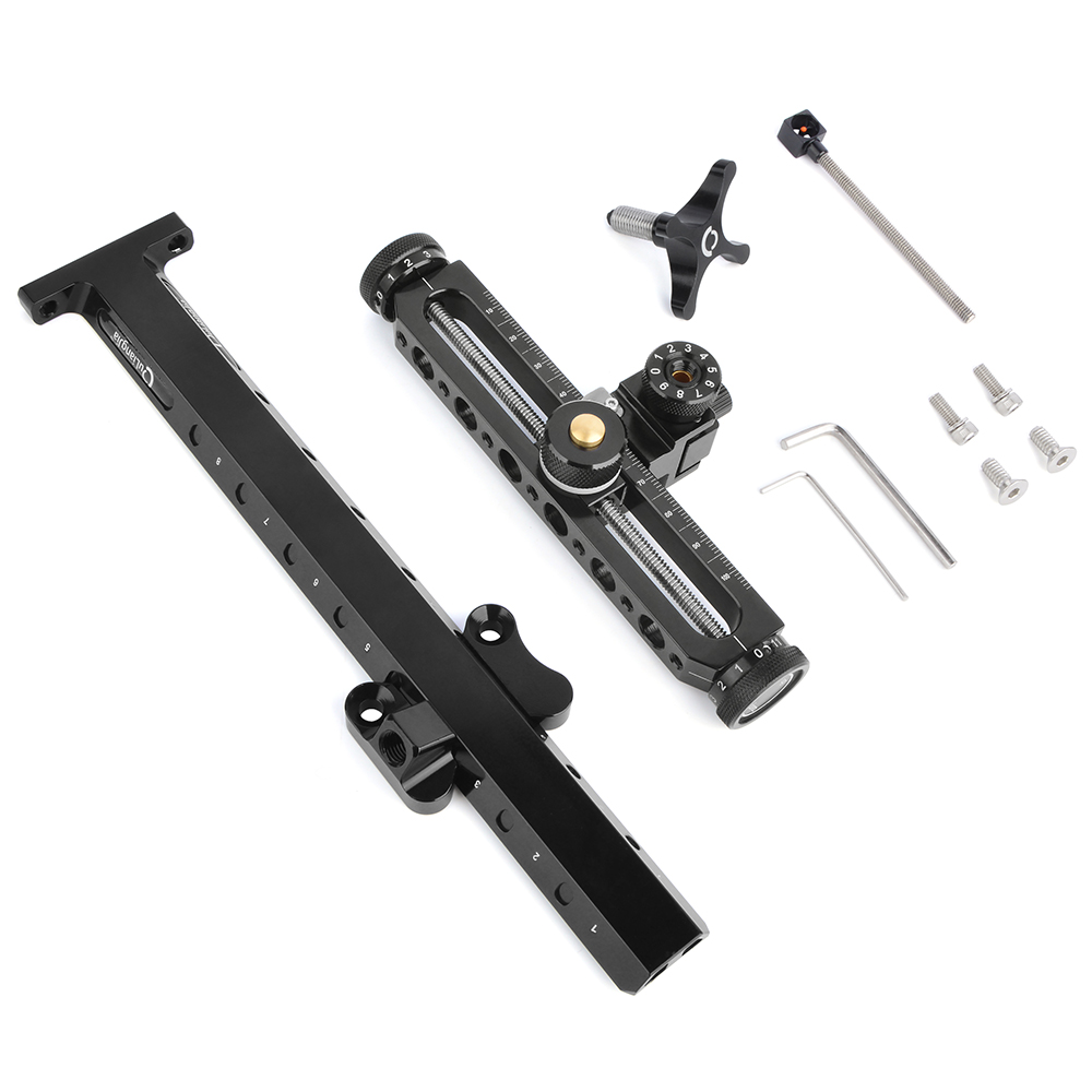 AME ARCHERY AKT-QT517B Sight Adjustable Recurve Bow Sight (Competition Grade)