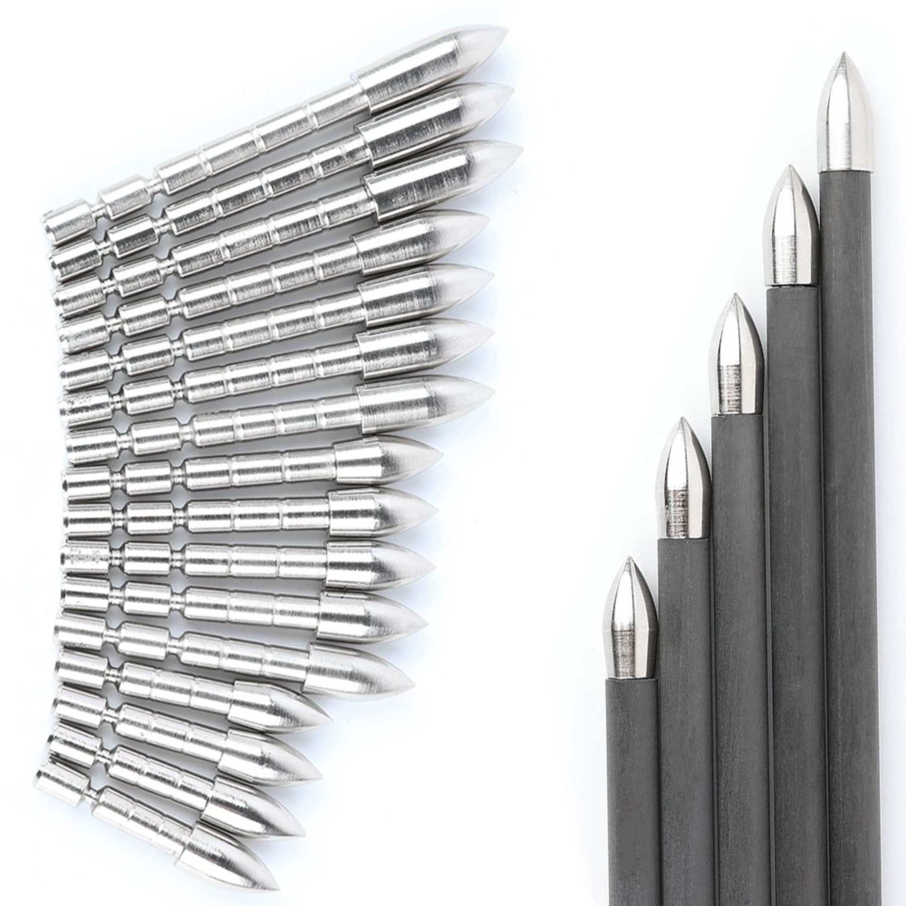 AME ARCHERY 4.2mm Stainless Steel Arrowheads(12pcs)