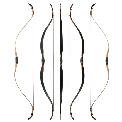 56" Archery Longbow Kit 20–45lbs Laminated Traditional RH/LH