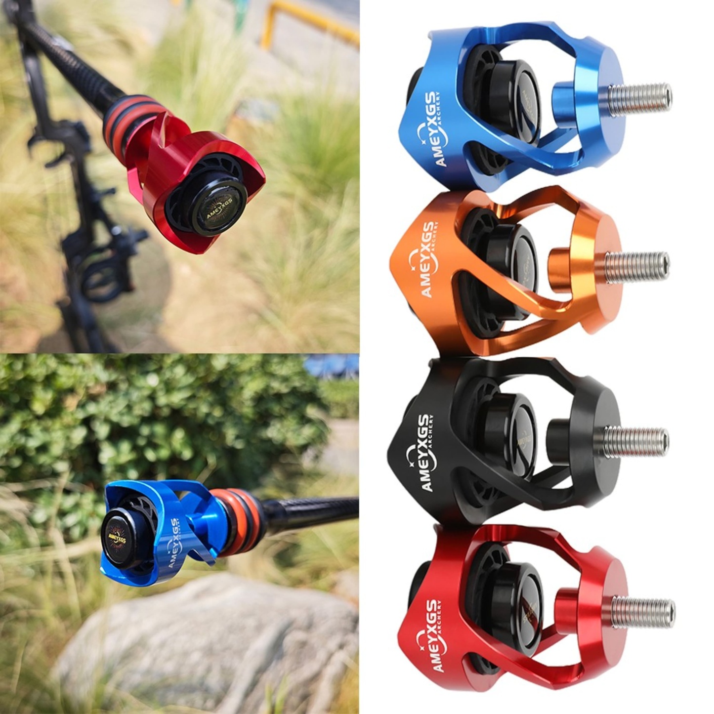 Bow Stabilizer Weight With Aluminum Alloy & Rubber Construction